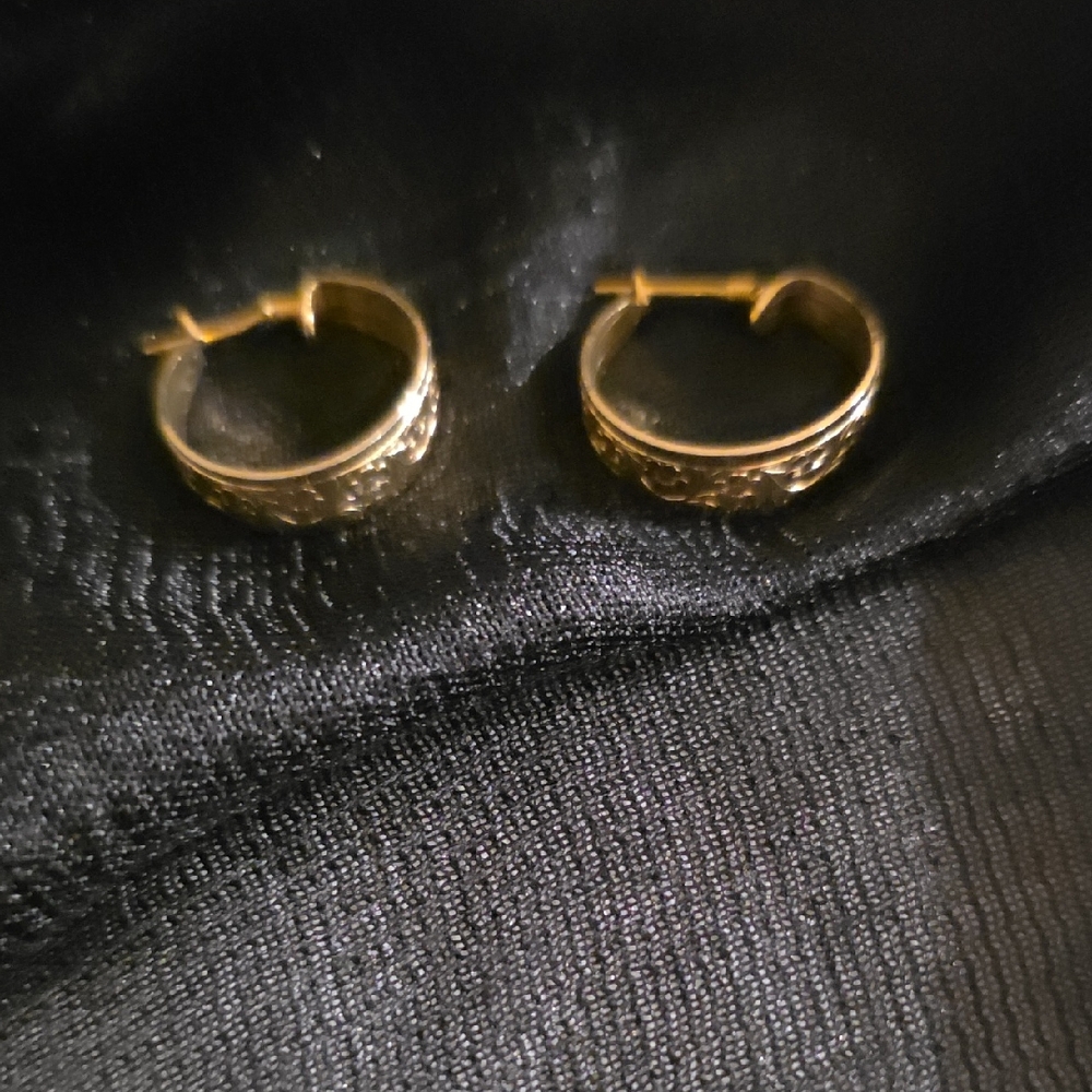 Elegant Gold Hoop Earrings